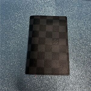 Fashion checkered passport holder